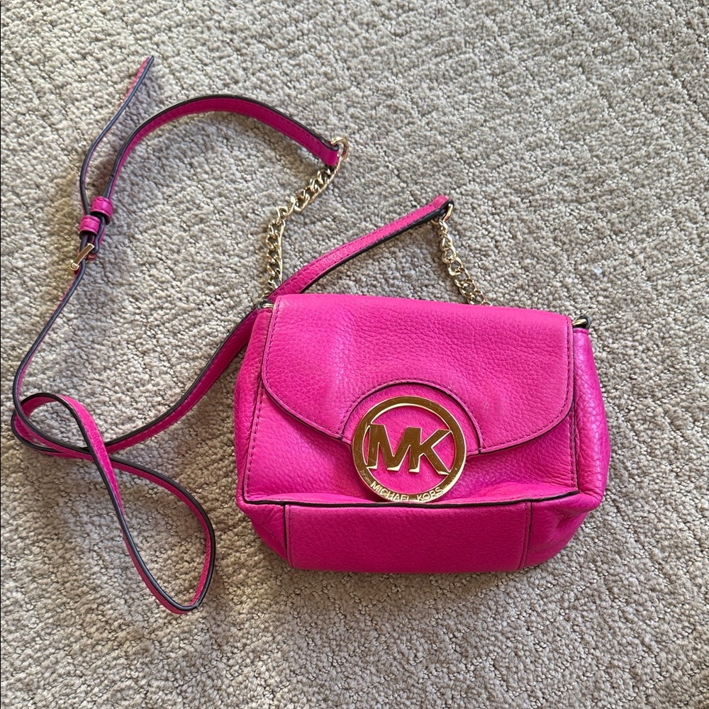 Michael Kors Fuchsia Crossbody Bag